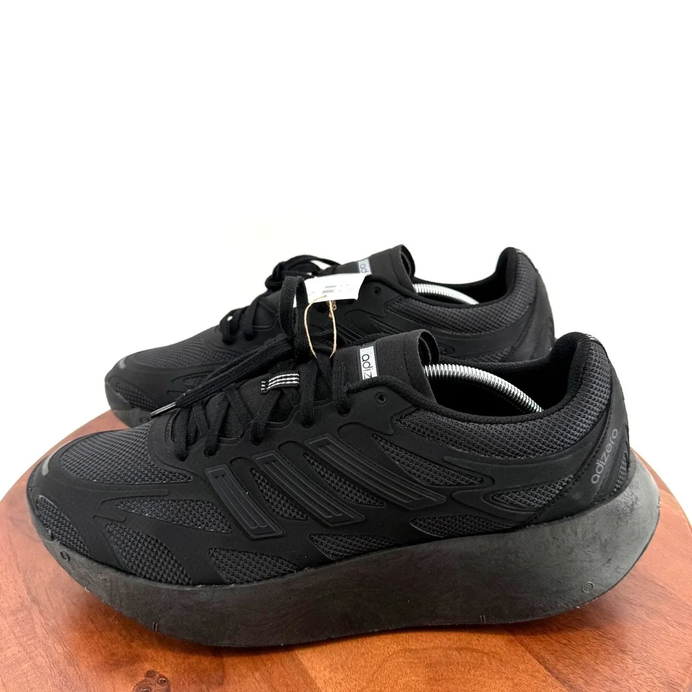 ADIDAS Adizero Aruku Walking Sneakers Triple Black Chunky JH7772 Men Size 12.5